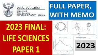 2023 MEMO  LIFE SCIENCES FINAL PAPER 1; NCS (SERIOR CERTIFICATE EXAMS-2023) THUNDERTEDUC BY M.SAIDI