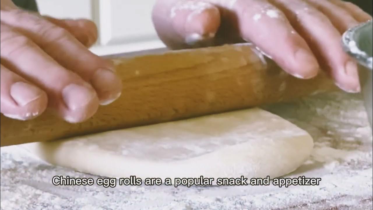 How to make Homemade Chinese Egg Roll Wrappers YouTube