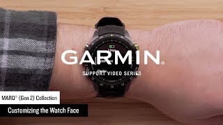 Garmin Support | MARQ® Collection (Gen 2) | Watch Face Customization screenshot 3