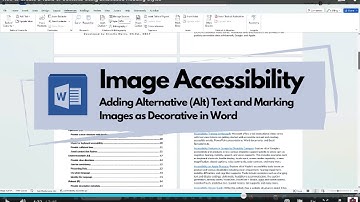 Adding Alternate (Alt) Text and Marking Images as Decorative in Microsoft Word