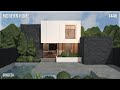 Modern house 144k  part one  bloxburg speedbuild  grxceea