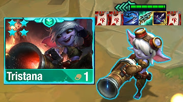 4 Star Tristana ⭐⭐⭐⭐ Reroll Carry | TFT Set 9
