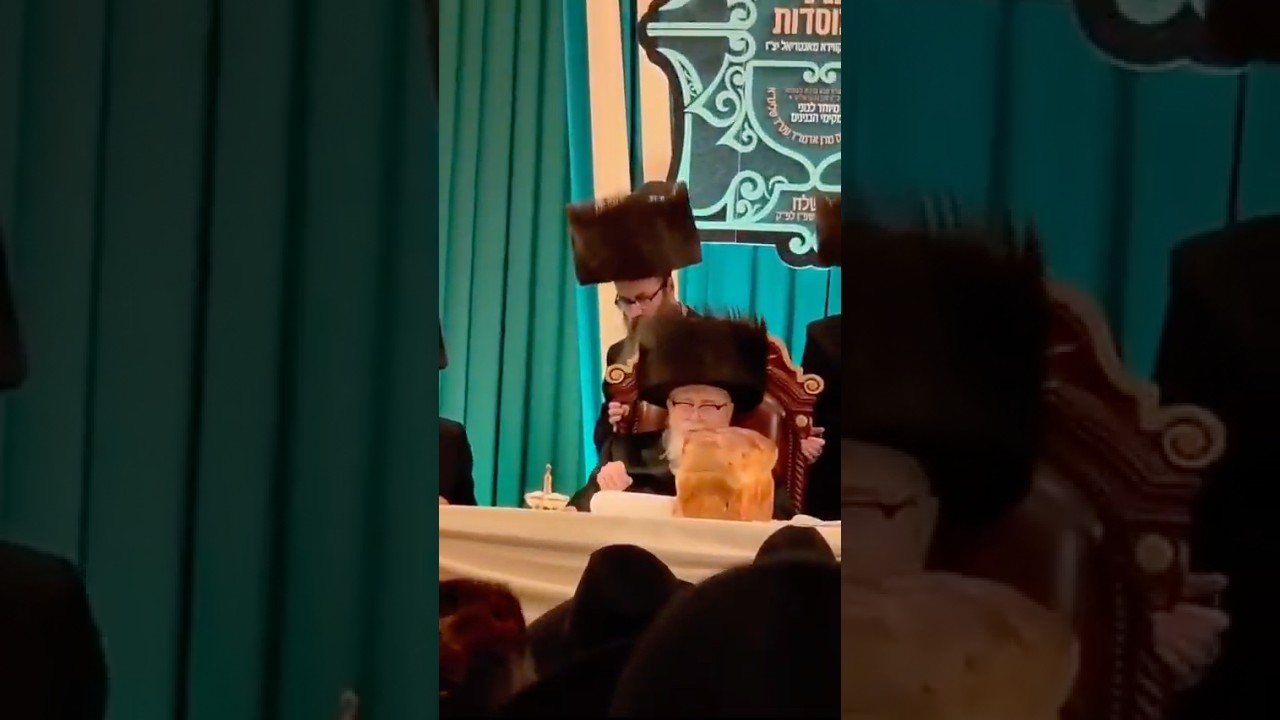 האדמו״ר מסקווירא בשמחת שבע ברכות לנינתו