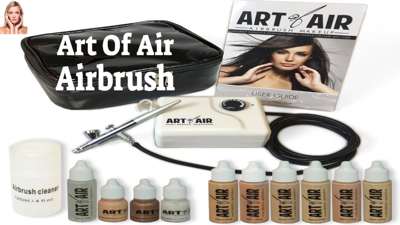 Art Of Air Professional Airbrush Makeup Kit - YouTube