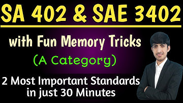 SA 402 & SAE 3402 Revision with Fun Memory Tricks in just 30 Minutes I CA Final Audit