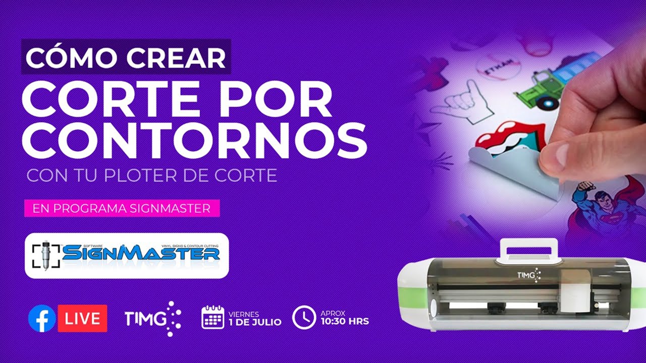 Curso Plotter de corte MCR 330 corte por contorno 