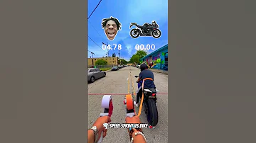 Speed Does Sprint With Moto Bike Ishowspeedwannabe Bikelife Speed Ronaldo Messi Mrbeast 