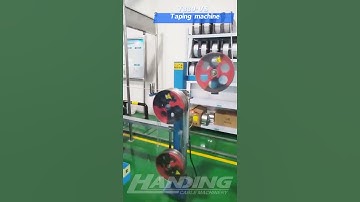 HANDING machine for wrapping or taping mica tape (paper tape, AL foil etc.) to wire #machine