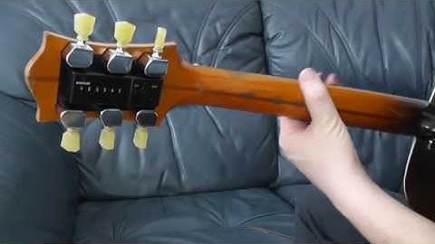 The Tronical Blues - open & standard tunings on a 1944 guitar with motorized tuners!! ( I love it)