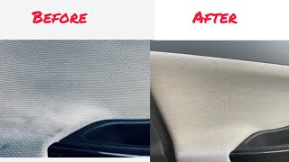 How To Clean White Interior Of Tata Nexon Car At Home| #carinterior #carcleaning #tatanexon #cargadi screenshot 3