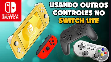 Tem como conectar controle no Switch Lite?