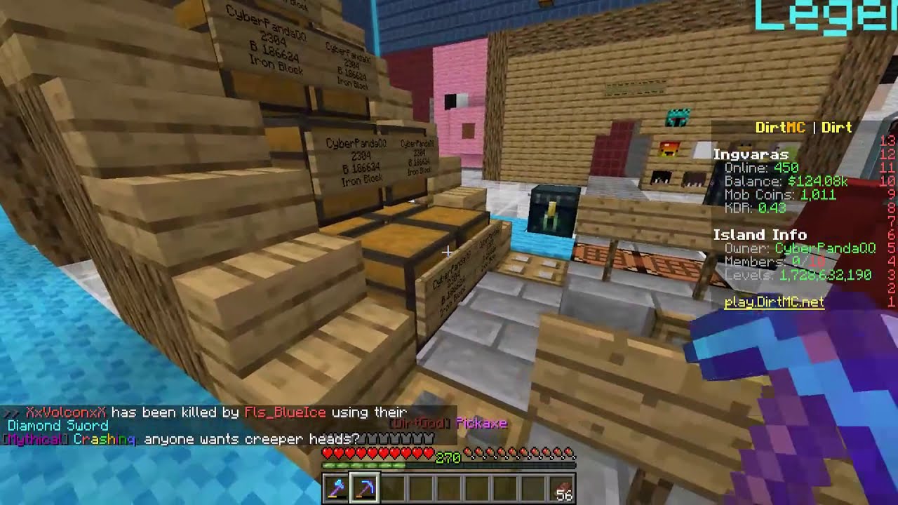 how to make a money shop on minecraft