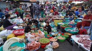 Cambodian Vegetable Market @Chbar Ampov - Cutting Beef & Pork For Selling, Fish, Shrimp & More by Countryside Daily TV 1,073 views 7 days ago 41 minutes