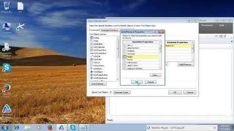 UFT Object Identification