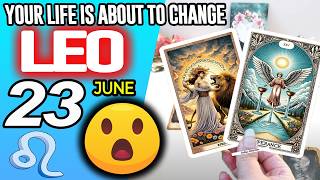Leo ♌THIS IS HUGE❗️🆗YOUR LIFE IS ABOUT TO CHANGE💚😮 horoscope for today JUNE 23 2026 ♌ #leo tarot