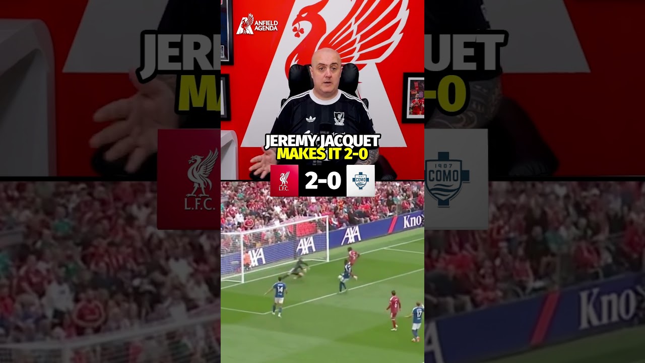 JACQUET GOAL REACTION! Liverpool vs Como