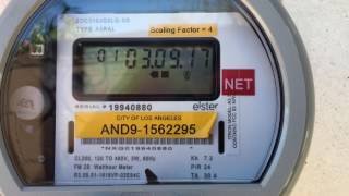 How to read LADWP Solar Meter