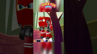 Supercar Rikki and Fire Truck saves the City from Flying Robo! #rikkishorts #mylittletvcartoon