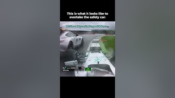 Lewis Hamilton overtakes the safety car in Formula 1 ! #lewishamilton #f1 #racing