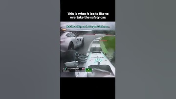 Lewis Hamilton overtakes the safety car in Formula 1 ! #lewishamilton #f1 #racing