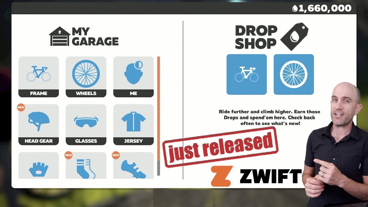 First Look of the new Zwift In-Game Shop // Drop Shop Details 