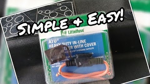 How To Wire Inline Fuse Holder