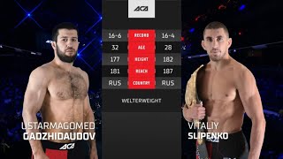 Устармагомед Гаджидаудов vs. Виталий Слипенко | Ustarmagomed Gadzhidaudov vs. Vitaliy Slipenko | ACA