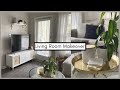 LIVING ROOM MAKEOVER - PART 2 | Modern Glam Living Room | Living Room Decor Ideas | 2020 Makeover