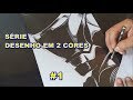 HOMEM DE FERRO vídeo aula  (série desenho em 2 cores) #1
