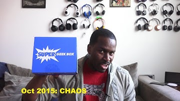 Super Geek Box Oct 2015 Unboxing Chaos
