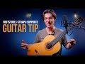 GUITAR TIP: Holding the Classical Guitar