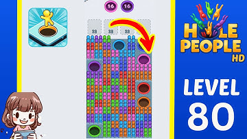 Hole People Level 80 Solution Walkthrough