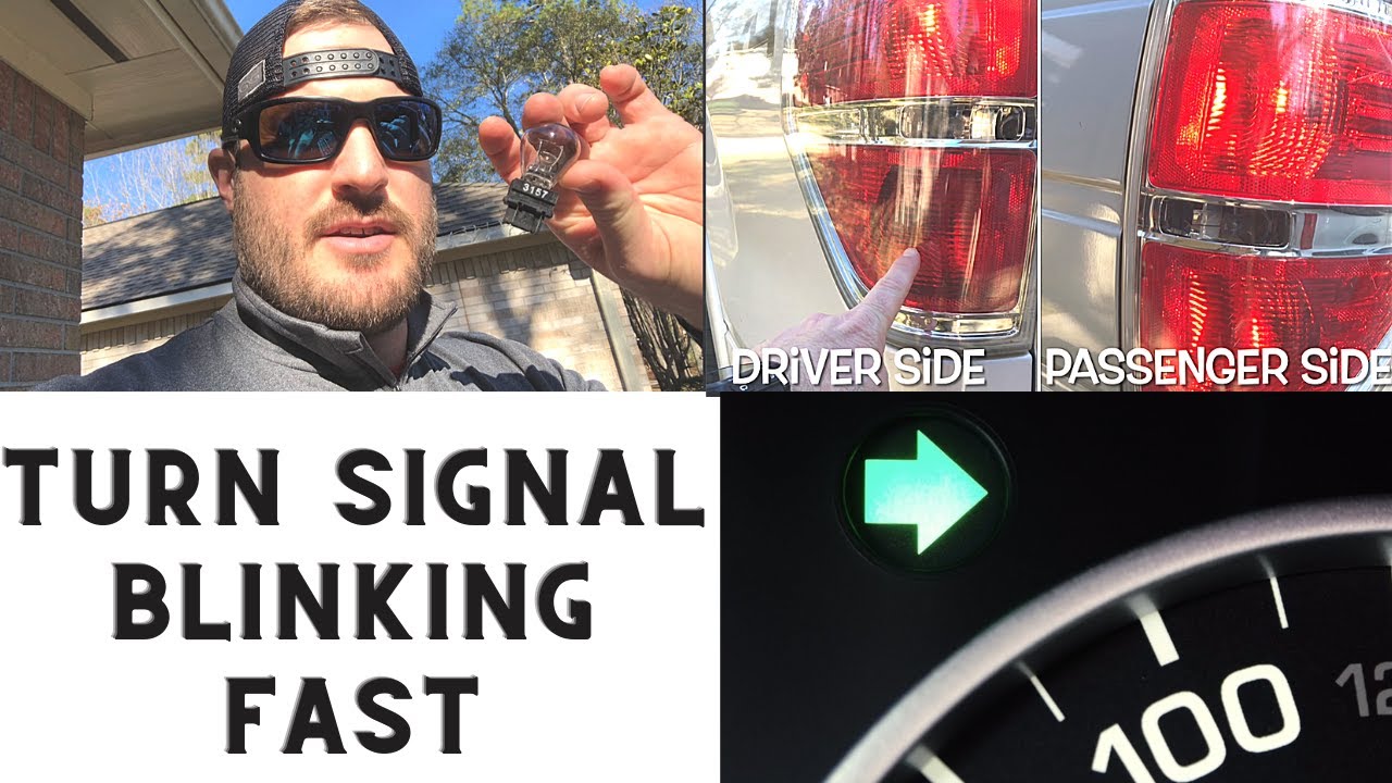 Why Is Turn Signal Blinking Fast? | How to recognize blinker bulb