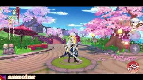Gameplay scroll of onmyoji sakura & sword