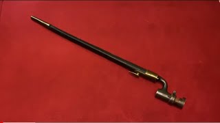 British 1853 socket bayonet .