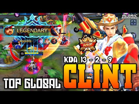 LEGENDARY!! Clint top global - best build clint mobile legend - YouTube