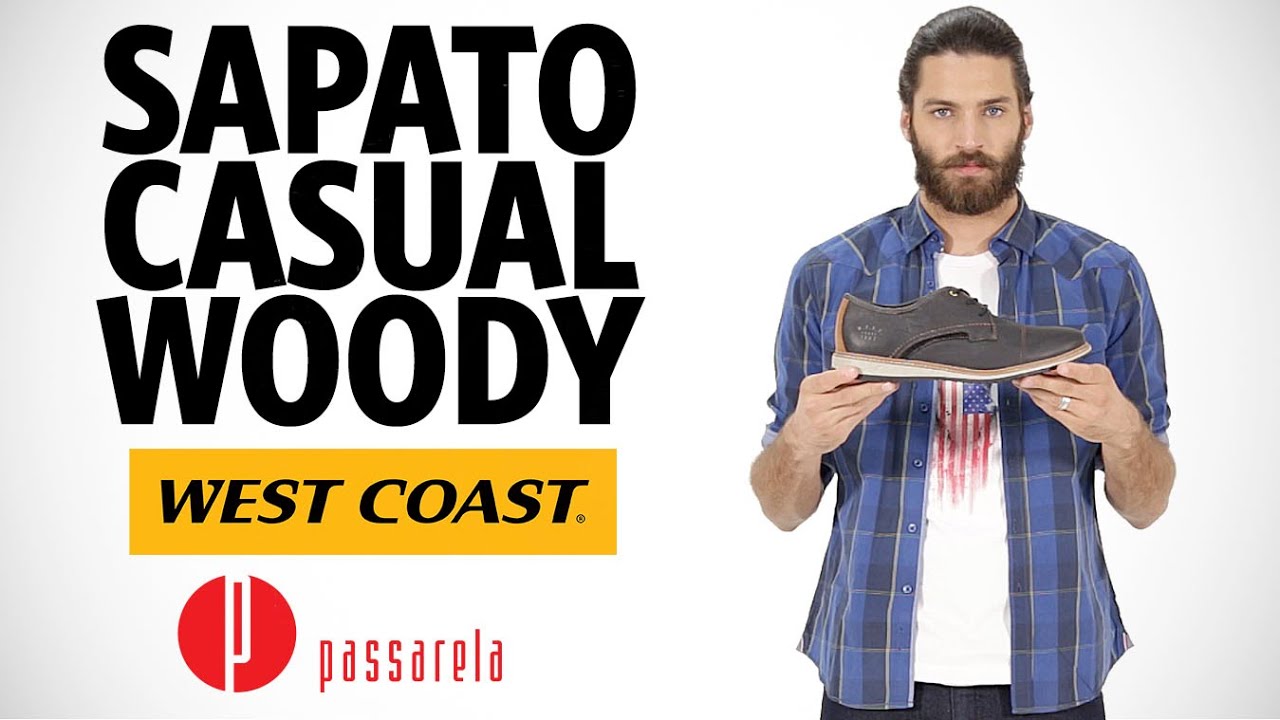 sapato casual masculino west coast