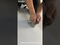Industrial floor roll installation