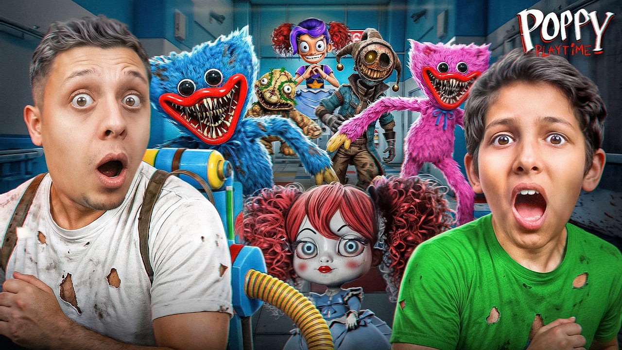قتلت كل وحوش بوبي بلاي تايم الشابتر الخامس🔥| POPPY PLAYTIME CHAPTER 5
