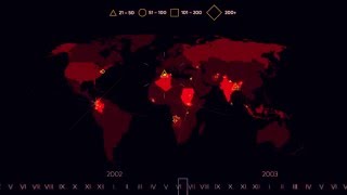 From 9:11 to Paris attacks: Time lapse map shows every major terrorist attack in past 15 years