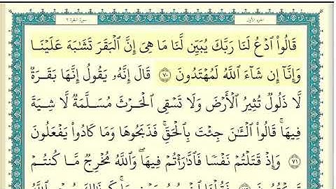 ‏سورة البقرة الصفحة 11 من القرآن ‏للشيخ ياسر الدوسري