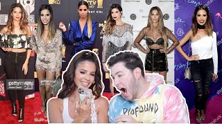 ROASTING MY OLD RED CARPET OUTFITS AND MAKEUP! w/Manny MUA!