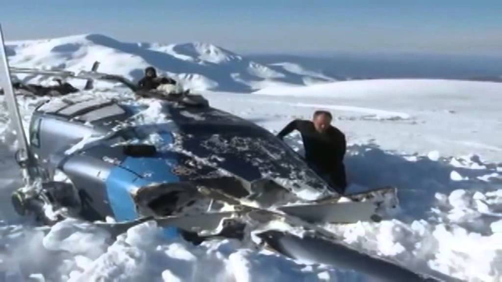 Film prabusire cu elicopterul Marcel VELA