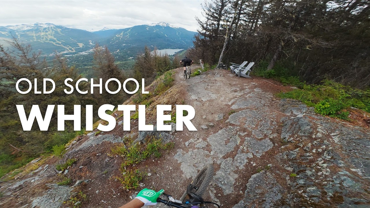 Riding trails over 30 years old in Whistler!