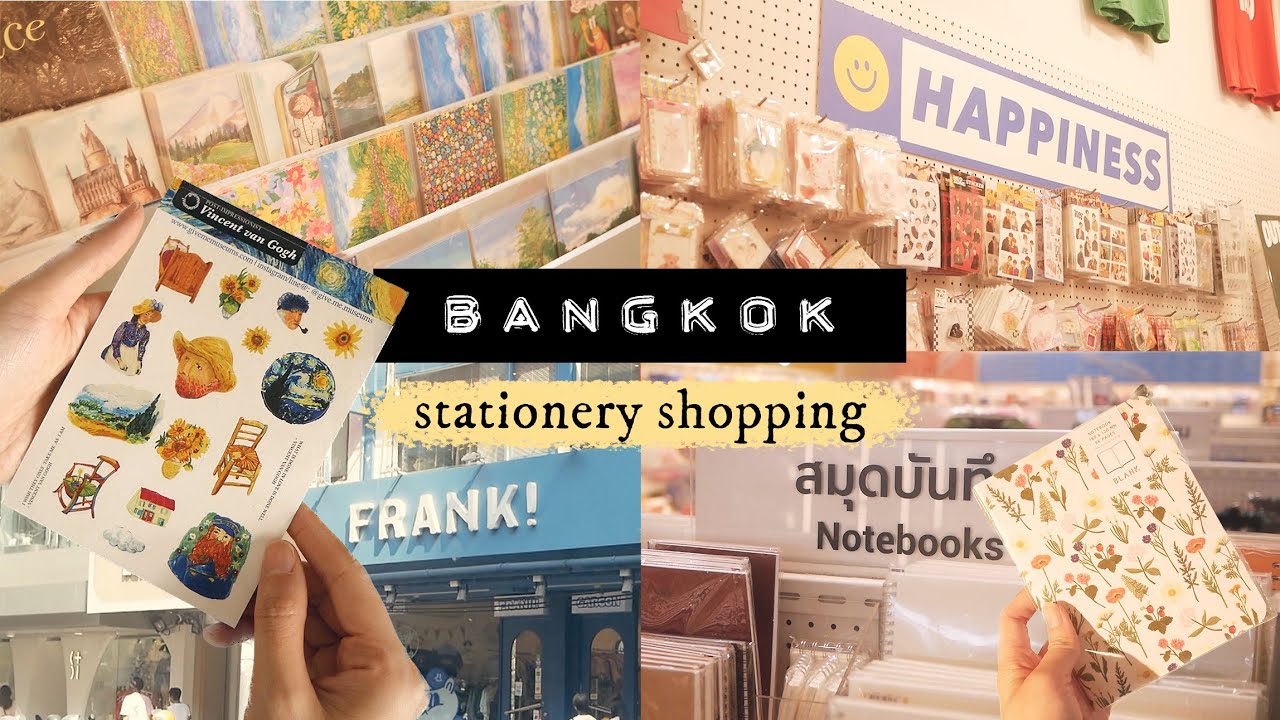 Bangkok Stationery Shops You Must Visit! (and a mini bkk haul)