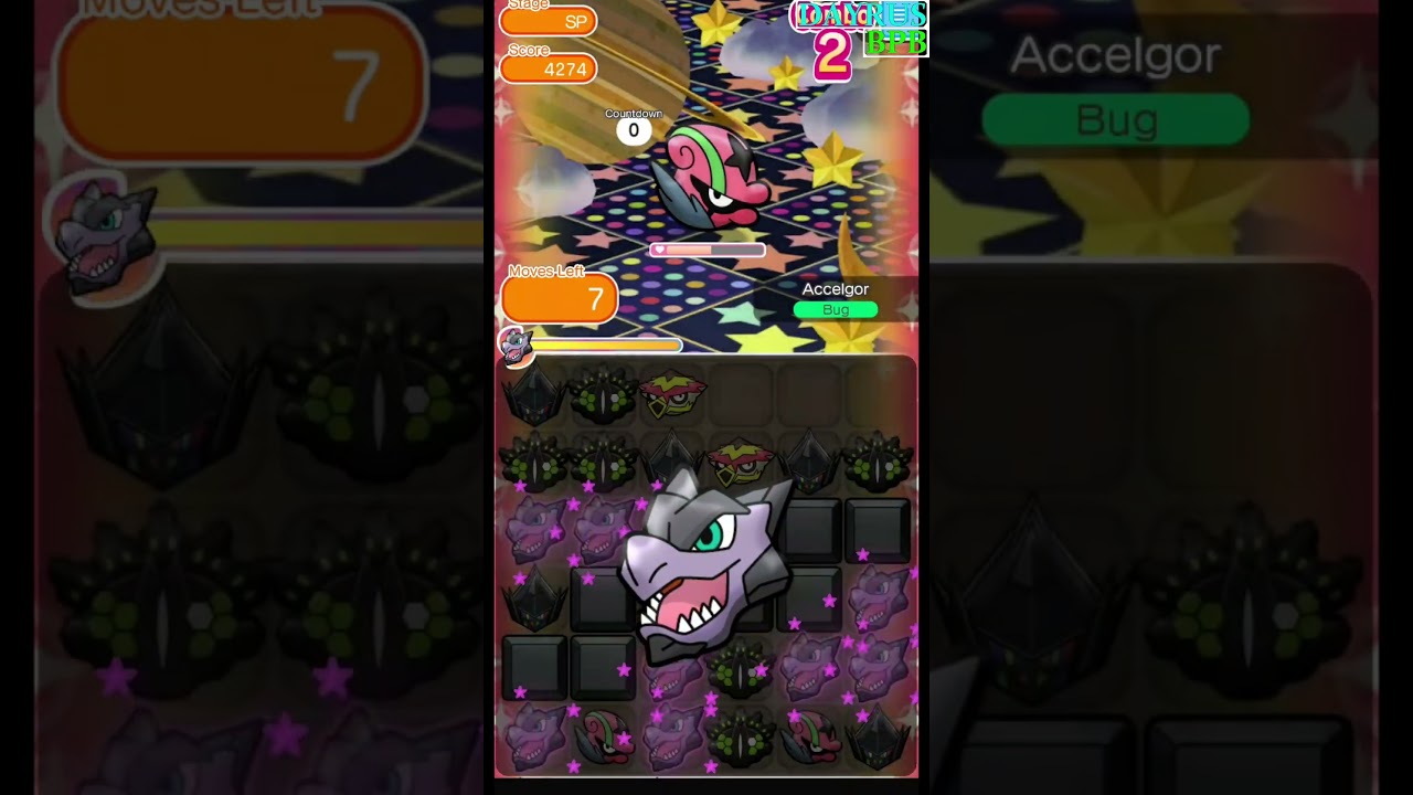 👟 SL1 Destruction Necrozma VS Accelgor S Rank Itemless 6 Moves Left 