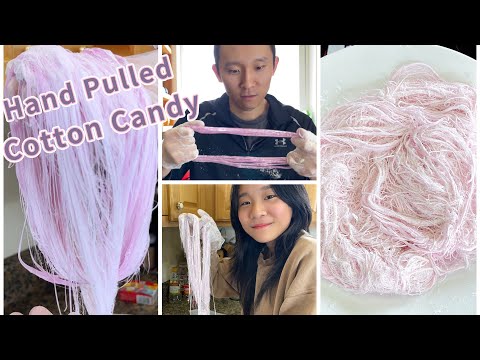 We Made Dragon's Beard Cotton Candy! Did we Fail? | Janet and Kate