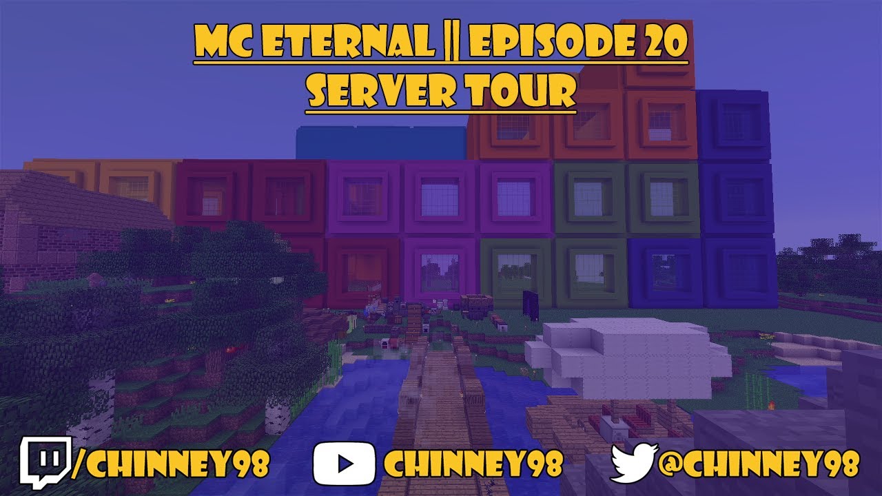 Modded Minecraft Server || MC Eternal || Episode 20 - Server Tour - YouTube