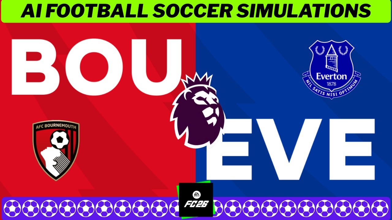 «Борнмут» — «Эвертон» ⚽ Премьер-лига 2025/26, тур 14 📀 Моделирование EA FC 26