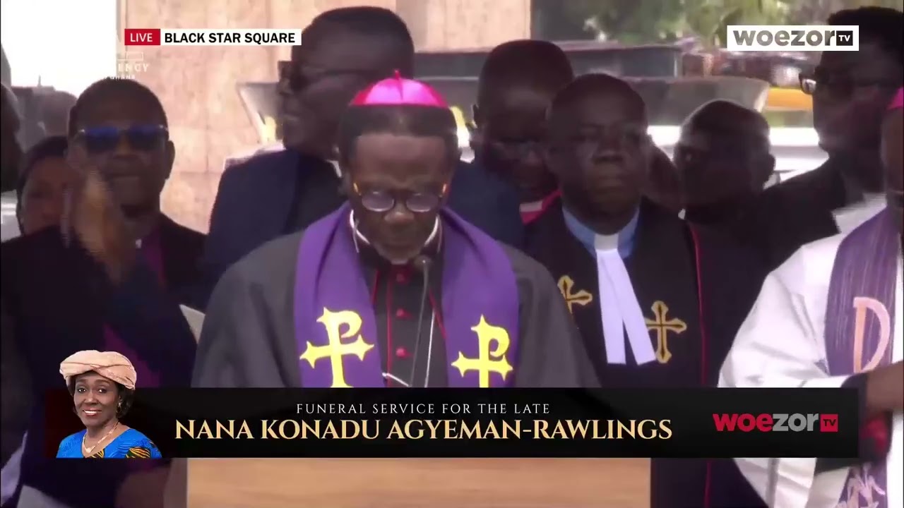 Чествование Наны Конаду Агьеман-Роулингс: заключительные молитвы на ее похоронах